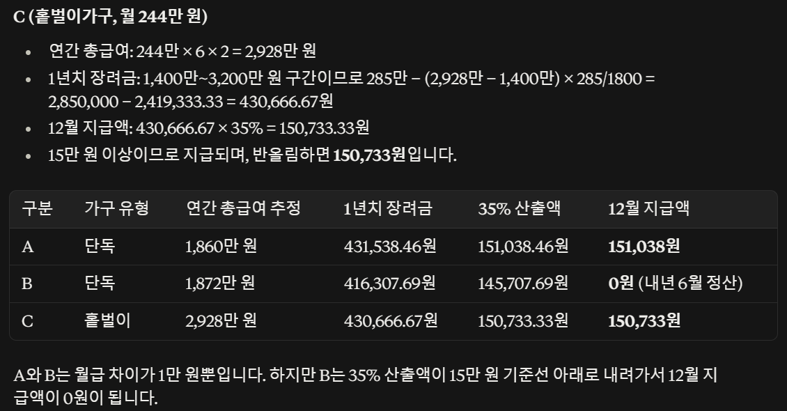 클로드 1차 답, 버림 규칙 누락