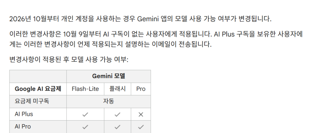 2026년 10월 무료 AI 정리|제미나이 무료 Flash-Lite 전환·ChatGPT 무료 GPT-6, 요금제별 표와 나눠 쓰기
